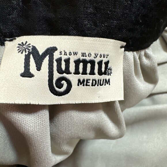 Show Me Your MuMu Eva Mini Dress Size Medium Ombre Sparkling Babydoll - Picture 8 of 11